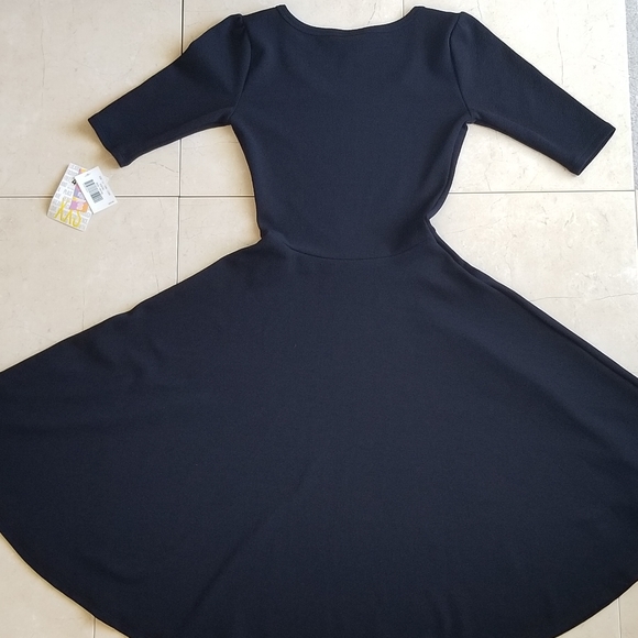 LuLaRoe Black Nicole Dress - Picture 3 of 6